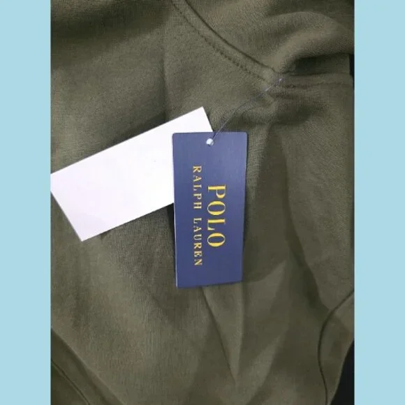 NWT Men's Polo Ralph Lauren Double-Knit Flight Jacket XXL Company Olive - Picture 10 of 14